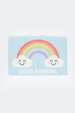 Yoyoso Sloganlı Paspas Good Morning Rainbow40x60cm